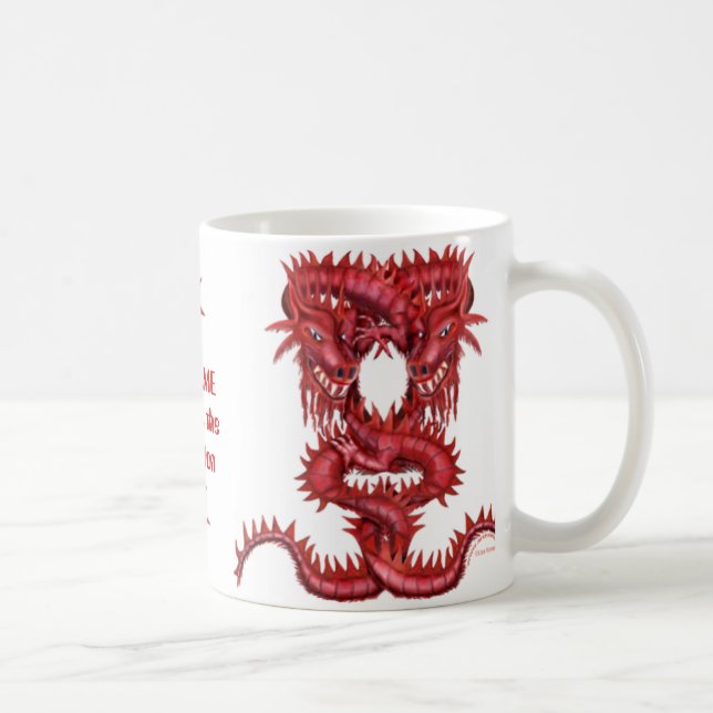 Double Red Dragon Mug (Right)