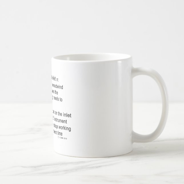 Double Reed Definition Coffee Mug (Right)