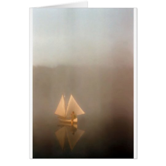 Double Sail Canoe Card