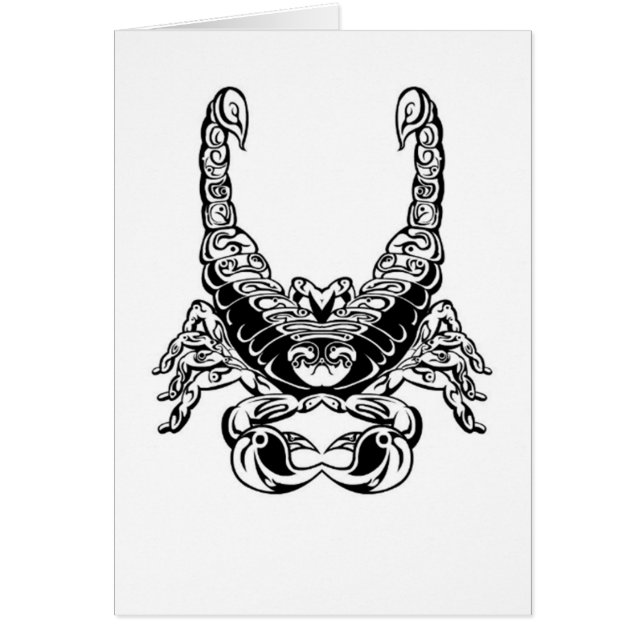 Double Scorpion Design & Peace Sign (Front)