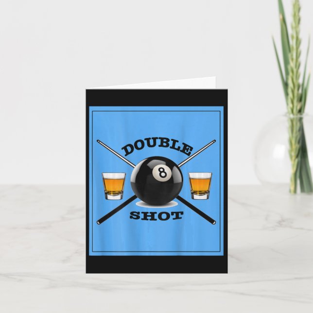Double Shot 8 Ball  Card (Front)