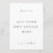 DOUBLE SIDE 5x7 inch Wedding Program/Menus