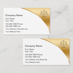 Double Side Attorney Business Cards
