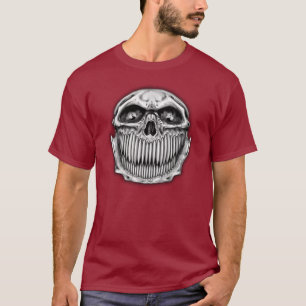 Double Side Happy and Sad Skull T-Shirt