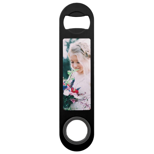 Double Sided 2 Photo Bottle Opener (Front)