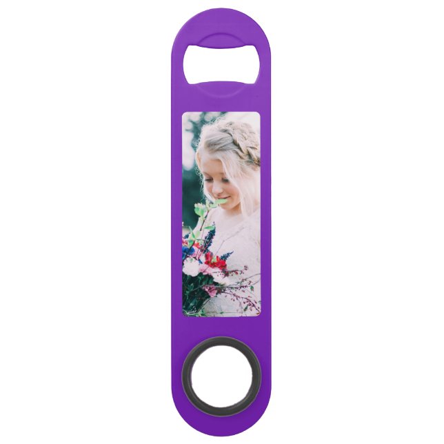 Double Sided 2 Photo Bottle Opener (Front)