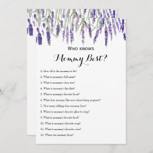 Double Sided - 2 x Baby Shower Games Invitation