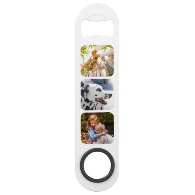 Double Sided 6 Photo Keychain Bottle Opener (Front)