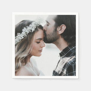 Double Sided Add Your Own Custom Photo  Napkin