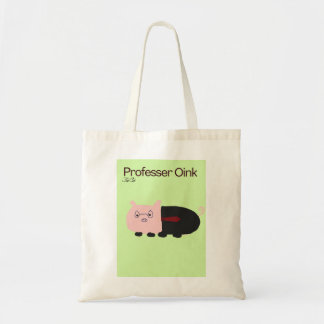 Double sided beach bag profeser pig
