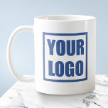 Double Sided Business Logo Mug<br><div class="desc">Your Business Logo on a Mug. Great for Use in Meetings or to Give out as Gifts!</div>