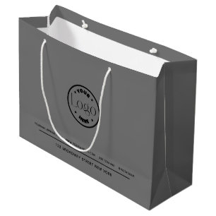 Double-sided Business Promotional   Custom Logo Large Gift Bag