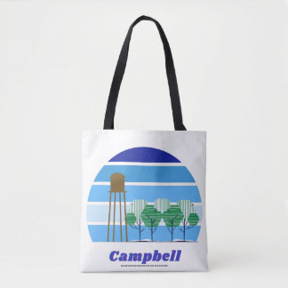 Double-Sided Campbell California tote Bag