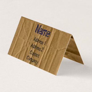 Double Sided Cardboard Business Card