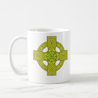 Double sided celtic cross mug, customise variety coffee mug