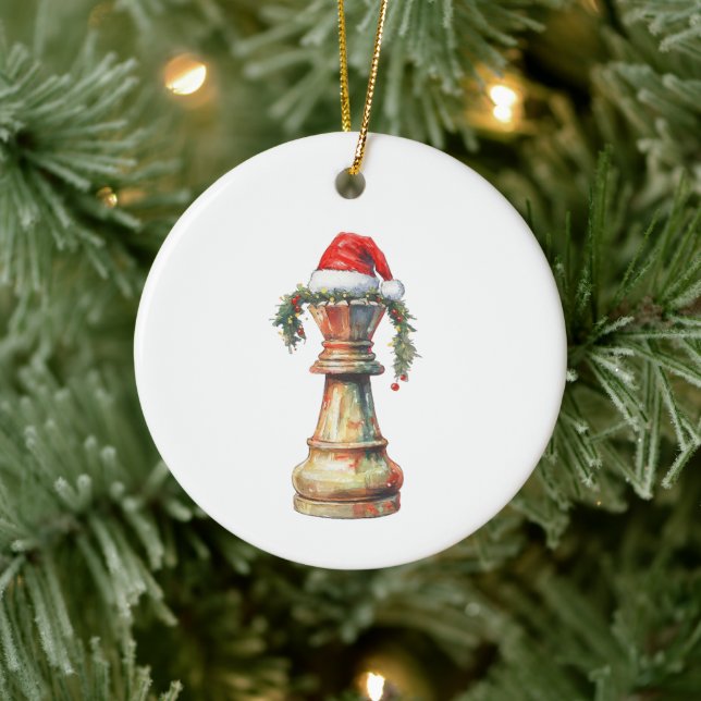 Double-Sided Christmas Chess Ornament King  Knight (Tree)