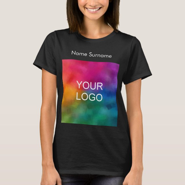 Double Sided Company Business Logo Women's T-Shirt (Front)