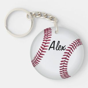 Double Sided Custom Baseball Key Chain