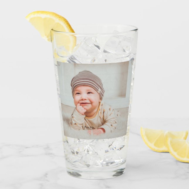 Double Sided Custom Personalised Photo Glass (Front Ice)