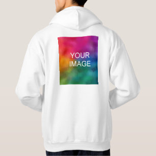 Double-Sided Design Add Image Logo Men's Basic Hoodie