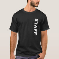 Double Sided Design Crew Staff Member Bulk Mens