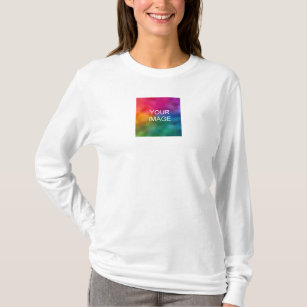 Double Sided Design Template Womens Long Sleeve T-Shirt