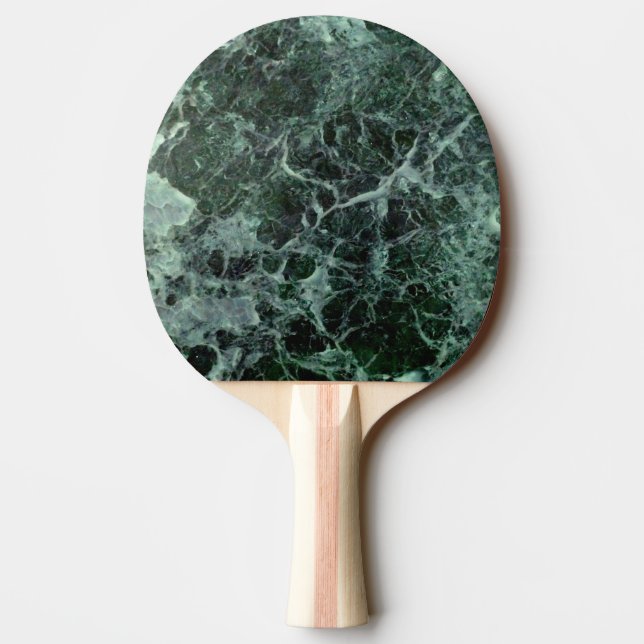 Double sided emerald green marble ping-pong paddle (Back)