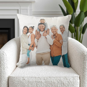 Double Sided Family Photo Cushion