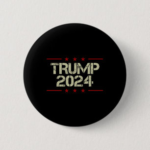 Double Sided Front And Back- Trump Arrest This Ame 6 Cm Round Badge
