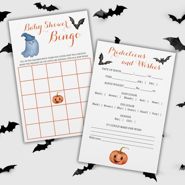 Double Sided Halloween Baby Shower Games (Creator Uploaded)