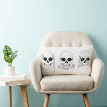Double Sided Hear No Evil Skull