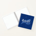 Double Sided Journal Notebook - Blue 