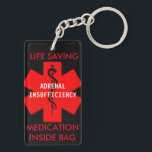 Double sided keychain<br><div class="desc">Medical alert keyvhain</div>