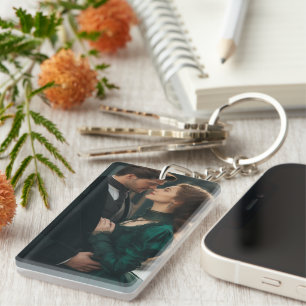 Double-Sided Keychain with Your Image or Text