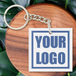 Double Sided Logo Template Keychain<br><div class="desc">Fully customisable logo template double sided keychain on white.</div>