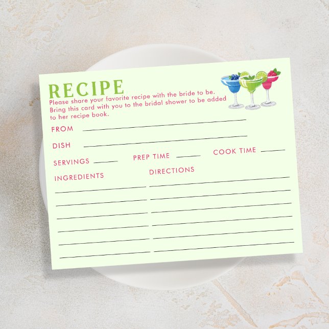 Double Sided Margs & Matrimony Recipe Card (Creator Uploaded)
