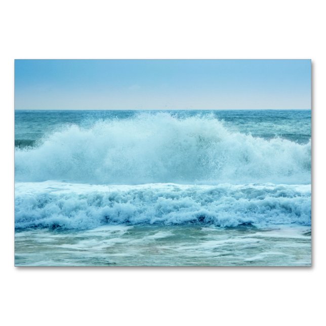 Double Sided Ocean Wave Crashing Card (Front)
