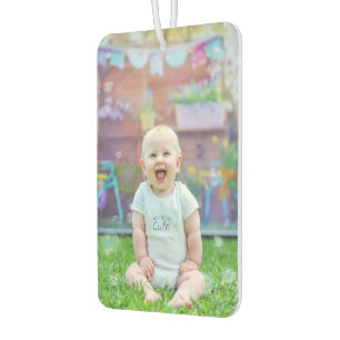 Double Sided Personalised Photo Car Air Freshener