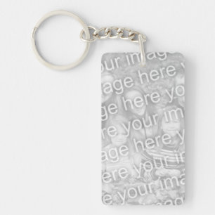 Double sided photo keychain   Image on two sides
