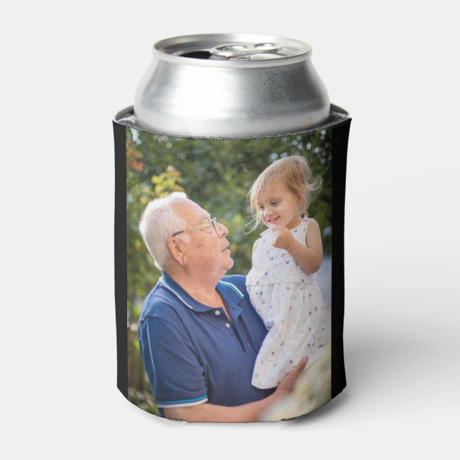 Double Sided Photo Personalised Cute Can Cooler (Can Front)