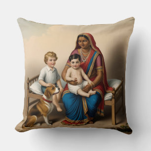 Double-Sided Pillow: Cozy Moments on the Cot Cushion