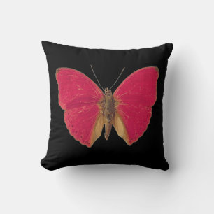 Double Sided Pink Butterfly Cushion