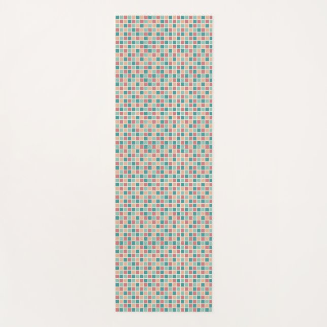 Double sided retro patterned yoga mat (Front)