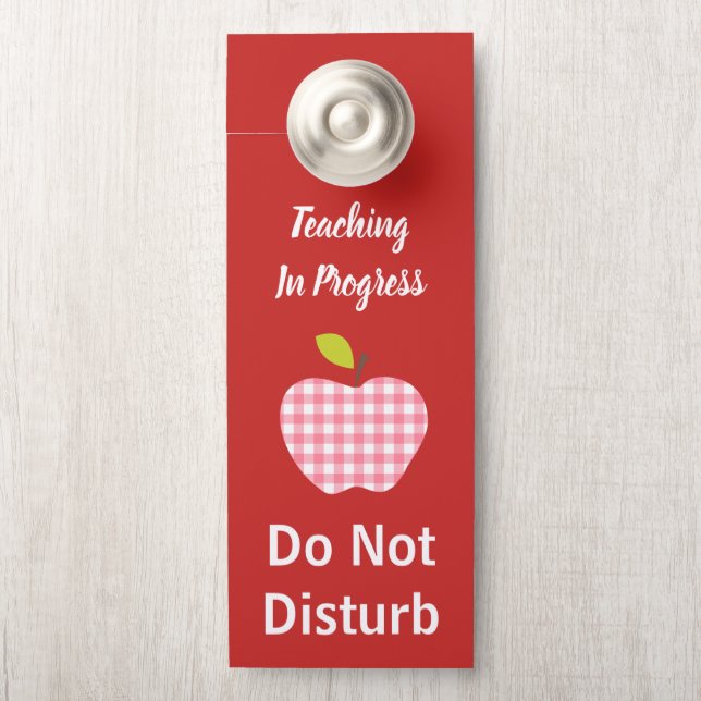 Double Sided Teacher Door Hanger (On Knob)
