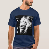 Double Sided The King Modern Pop Art Lion Head