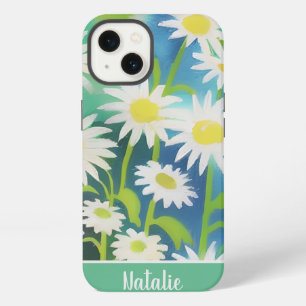 Double Sided Watercolor Wild Daisies Signature iPhone 13 Case