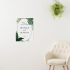 Double Sided Wedding Welcome and Favours Sign