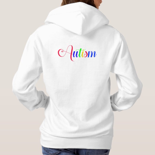double sided Women's Basic Hooded Sweatshirt (Back)