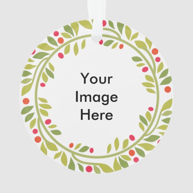Double-sided Wreath Frame Ornament (Back)