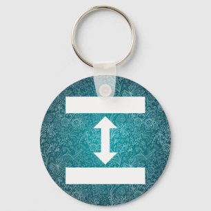 Double Sides Minimal Key Ring